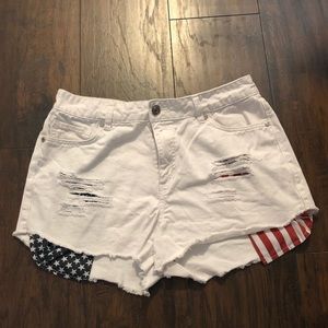 American flag shorts